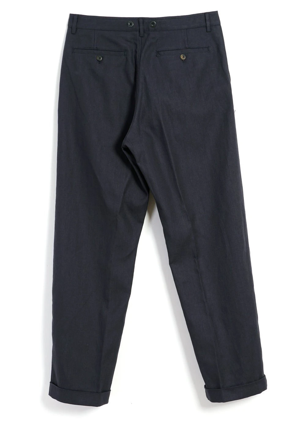 HANSEN GARMENTS SUNE | Pleated Wide Cut Trousers | Dark Blue 6 HANSEN GARMENTS SUNE | Pleated Wide Cut Trousers | Dark Blue – Bild 6