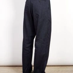 HANSEN GARMENTS SUNE | Pleated Wide Cut Trousers | Navy Melange 10 HANSEN GARMENTS SUNE | Pleated Wide Cut Trousers | Navy Melange -PUMA Shop sune pleated wide cut trousers navy melange 439921