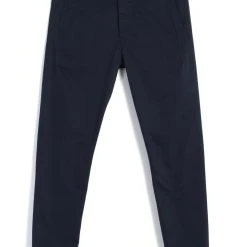 HANSEN GARMENTS SVENNING | Slim Fit Everyday Trousers | Navy Twill