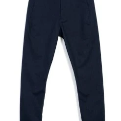 HANSEN GARMENTS SVENNING | Slim Fit Trousers | Navy