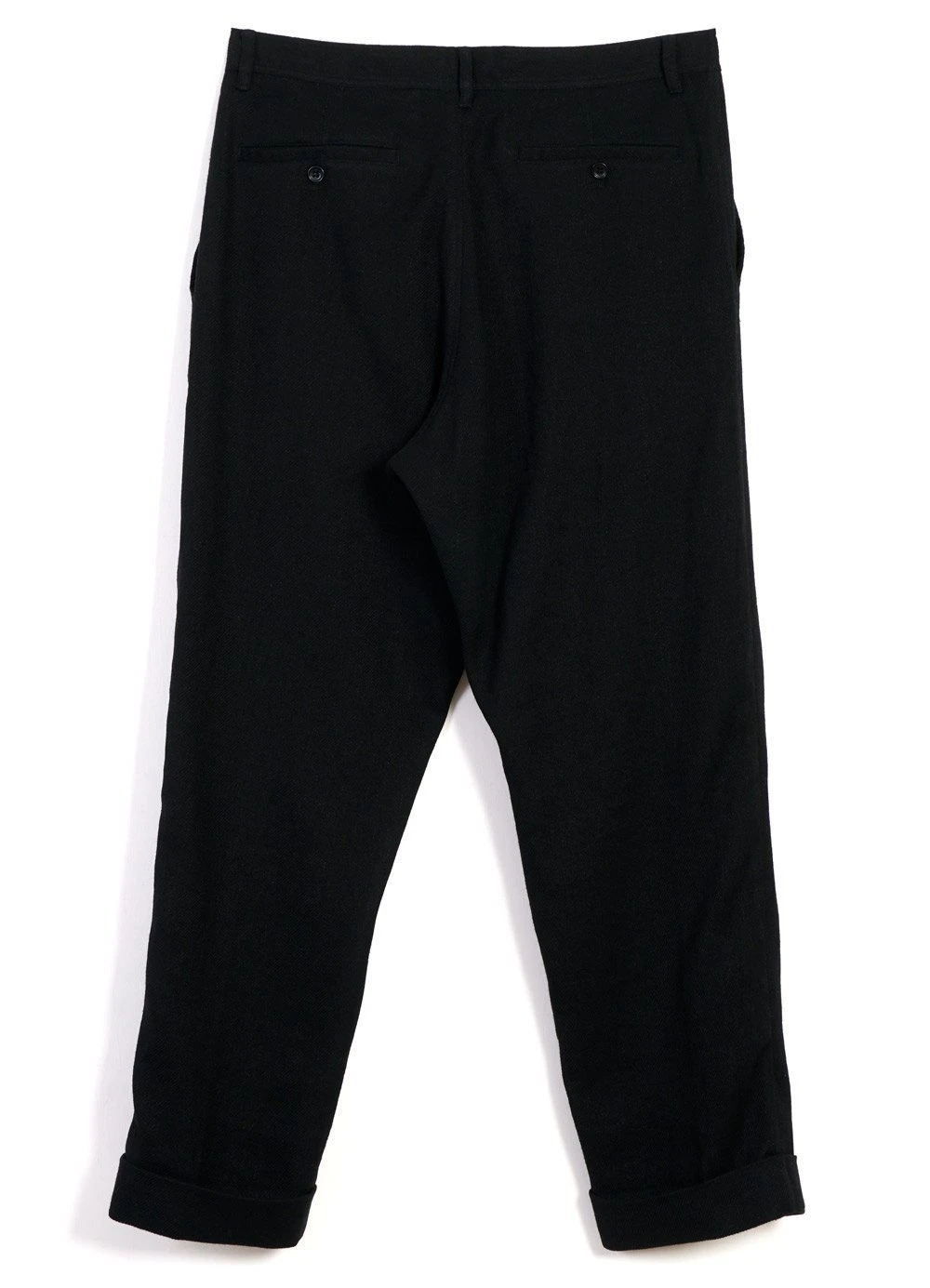 HANSEN GARMENTS SYLVESTER | Double Pleated Trousers | Black 2 HANSEN GARMENTS SYLVESTER | Double Pleated Trousers | Black – Bild 2