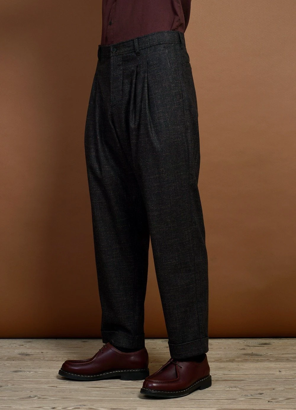 HANSEN GARMENTS SYLVESTER | Double Pleated Trousers | Macchiato 5 HANSEN GARMENTS SYLVESTER | Double Pleated Trousers | Macchiato – Bild 5