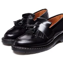 Solovair TASSEL LOAFER | Black High Shine -PUMA Shop tassle loafer black high shine 846252