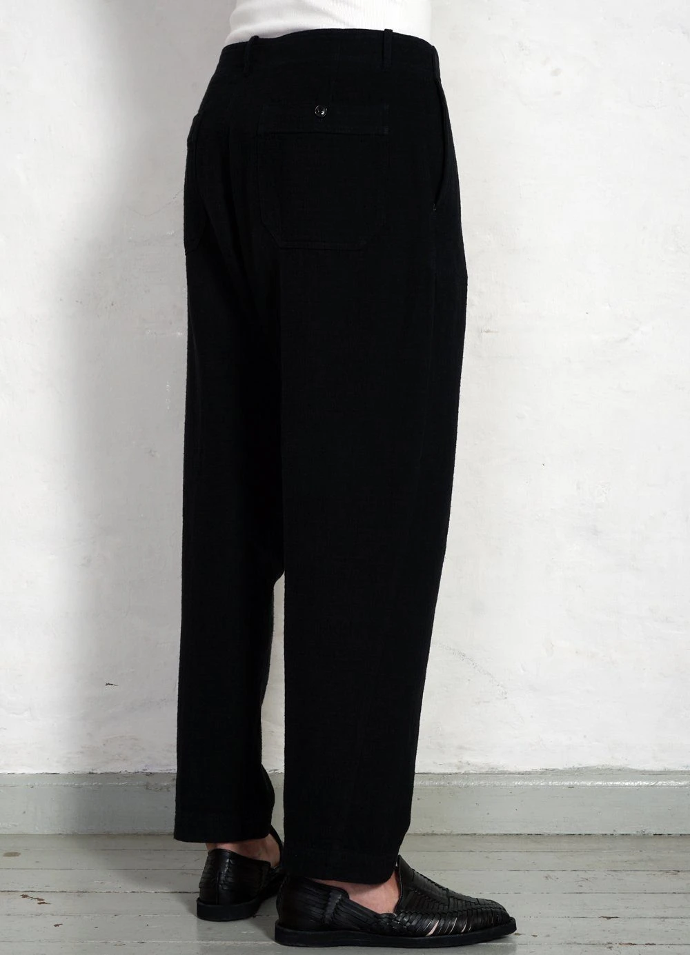 HANSEN GARMENTS TRYGVE | Wide Cut Cropped Trousers | Black 7 HANSEN GARMENTS TRYGVE | Wide Cut Cropped Trousers | Black – Bild 7