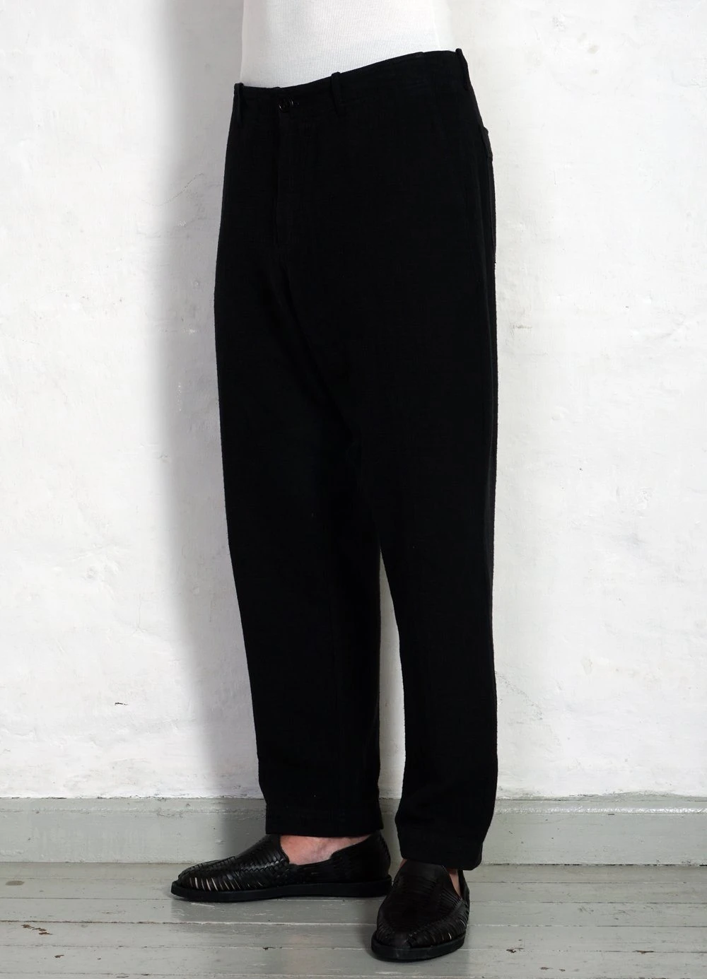 HANSEN GARMENTS TRYGVE | Wide Cut Cropped Trousers | Black 2 HANSEN GARMENTS TRYGVE | Wide Cut Cropped Trousers | Black – Bild 2