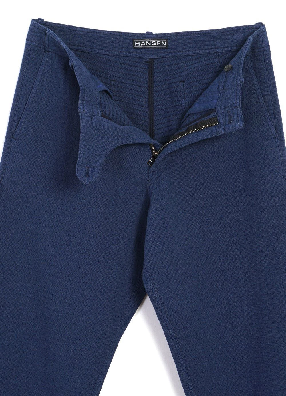HANSEN GARMENTS TRYGVE | Wide Cut Cropped Trousers | Blue 4 HANSEN GARMENTS TRYGVE | Wide Cut Cropped Trousers | Blue – Bild 4