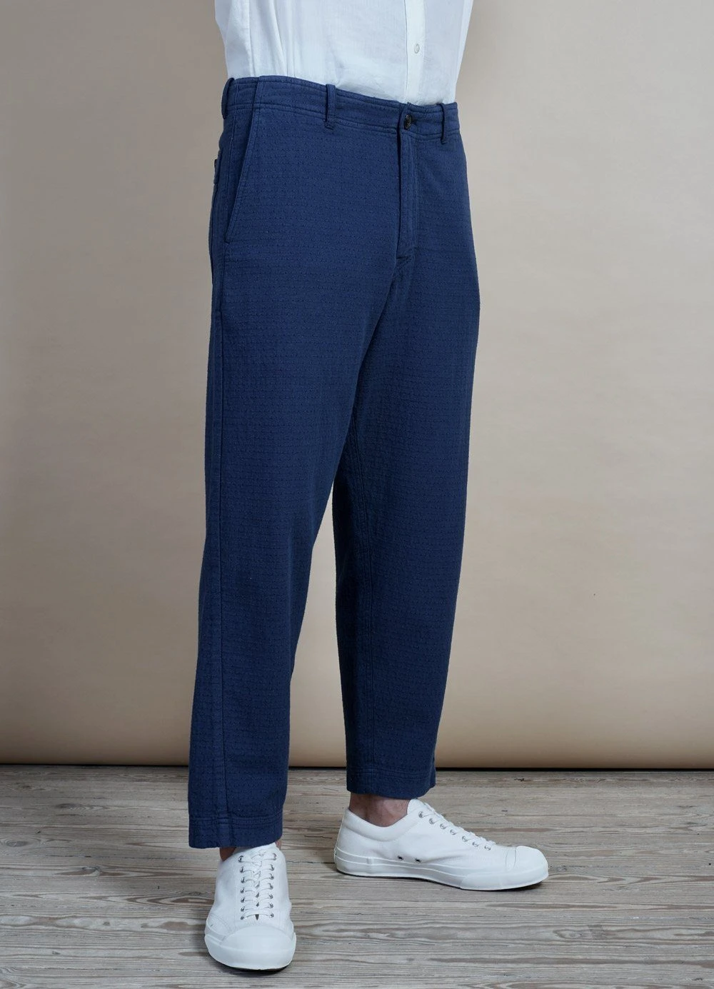 HANSEN GARMENTS TRYGVE | Wide Cut Cropped Trousers | Blue 2 HANSEN GARMENTS TRYGVE | Wide Cut Cropped Trousers | Blue – Bild 2