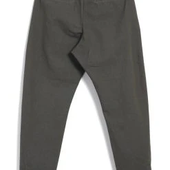 HANSEN GARMENTS TRYGVE | Wide Cut Cropped Trousers | Green Grey -PUMA Shop trygve wide cut cropped trousers green grey hansen garments 893008