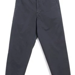 HANSEN GARMENTS TRYGVE | Wide Cut Cropped Trousers | Grey