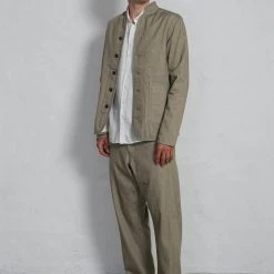 HANSEN GARMENTS TRYGVE | Wide Cut Cropped Trousers | Safari -PUMA Shop trygve wide cut cropped trousers safari hansen garments 386966