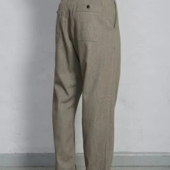 HANSEN GARMENTS TRYGVE | Wide Cut Cropped Trousers | Safari -PUMA Shop trygve wide cut cropped trousers safari hansen garments 587305