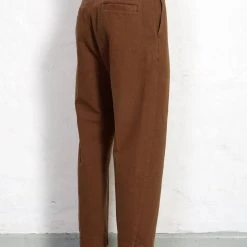 HANSEN GARMENTS TRYGVE | Wide Cut Cropped Trousers | Terra -PUMA Shop trygve wide cut cropped trousers terra hansen garments 305142