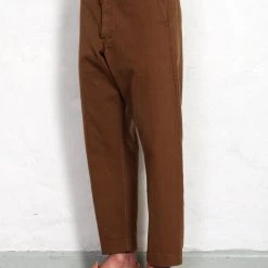 HANSEN GARMENTS TRYGVE | Wide Cut Cropped Trousers | Terra -PUMA Shop trygve wide cut cropped trousers terra hansen garments 528500