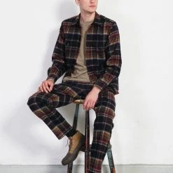 HANSEN GARMENTS TYGE | Wide Cut Cropped Trousers | Multi Colour Check 16 HANSEN GARMENTS TYGE | Wide Cut Cropped Trousers | Multi Colour Check -PUMA Shop tyge wide cut cropped trousers multi colour check hansen garments 124712