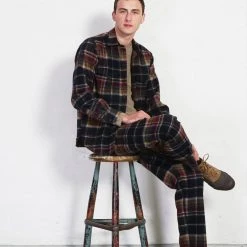 HANSEN GARMENTS TYGE | Wide Cut Cropped Trousers | Multi Colour Check 15 HANSEN GARMENTS TYGE | Wide Cut Cropped Trousers | Multi Colour Check -PUMA Shop tyge wide cut cropped trousers multi colour check hansen garments 181156