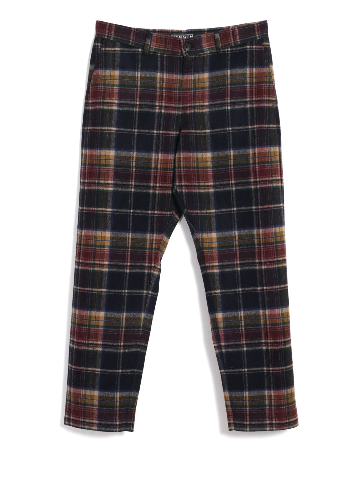 HANSEN GARMENTS TYGE | Wide Cut Cropped Trousers | Multi Colour Check 1 HANSEN GARMENTS TYGE | Wide Cut Cropped Trousers | Multi Colour Check
