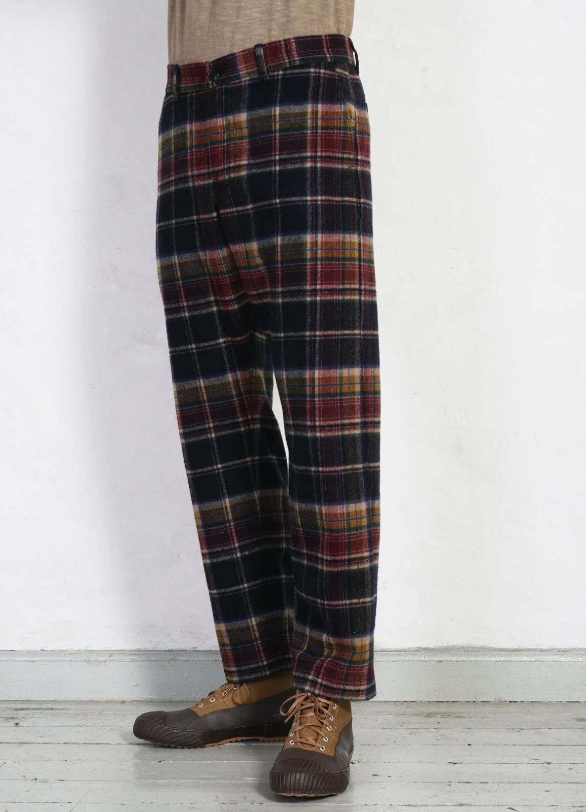 HANSEN GARMENTS TYGE | Wide Cut Cropped Trousers | Multi Colour Check 11 HANSEN GARMENTS TYGE | Wide Cut Cropped Trousers | Multi Colour Check – Bild 11