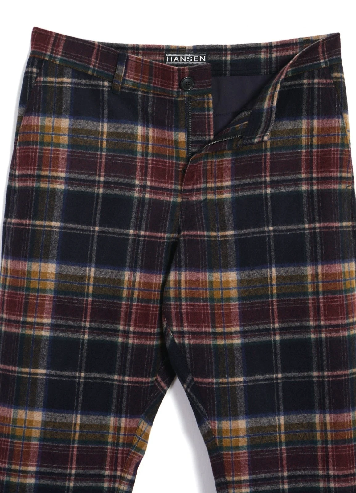 HANSEN GARMENTS TYGE | Wide Cut Cropped Trousers | Multi Colour Check 3 HANSEN GARMENTS TYGE | Wide Cut Cropped Trousers | Multi Colour Check – Bild 3